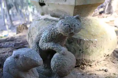 沢井八幡神社の狛犬