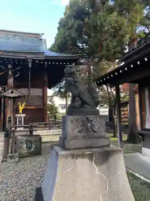 奥田神社の狛犬