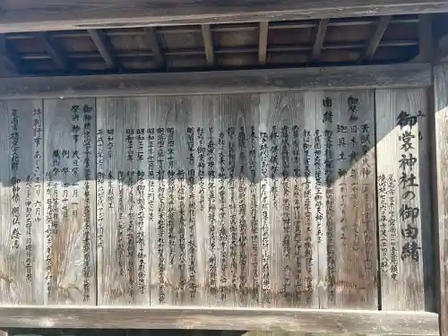 御裳神社の{uncategorized: "未分類", other: "その他", undefined: "問題あり", building: "その他建物", grave: "お墓", sacred_gate: "鳥居", guardian: "狛犬", statue: "像", buddha: "仏像", history: "歴史", nature: "自然", garden: "庭園", animal: "動物", pagoda: "塔", temizu: "手水舎", mountain_gate: "山門・神門", sanctuary: "本殿・本堂", subordinate: "末社・摂社", art: "芸術", scenery: "景色", jizo: "地蔵", ema: "絵馬", goshuin: "御朱印", omikuji: "おみくじ", items: "授与品その他", amulet: "お守り", goshuincho: "御朱印帳", eats: "食事", festival: "お祭り", votive_dance: "神楽", shichigosan: "七五三参", wedding: "結婚式", experience: "体験その他", initially: "初詣", around: "周辺", anti_infection: "感染症対策"}