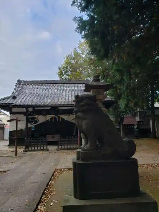 中村八幡神社の狛犬