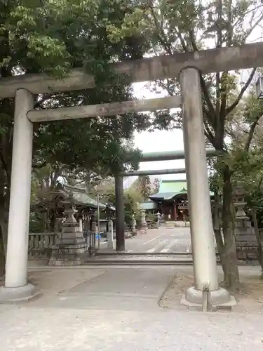 溝旗神社（肇國神社）の鳥居