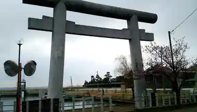 息栖神社の鳥居