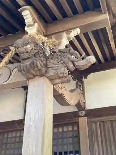 小山田白山神社の芸術