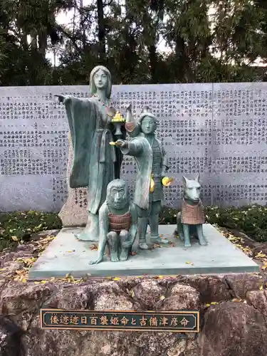 田村神社の像