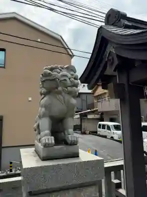 神楽坂若宮八幡神社の狛犬