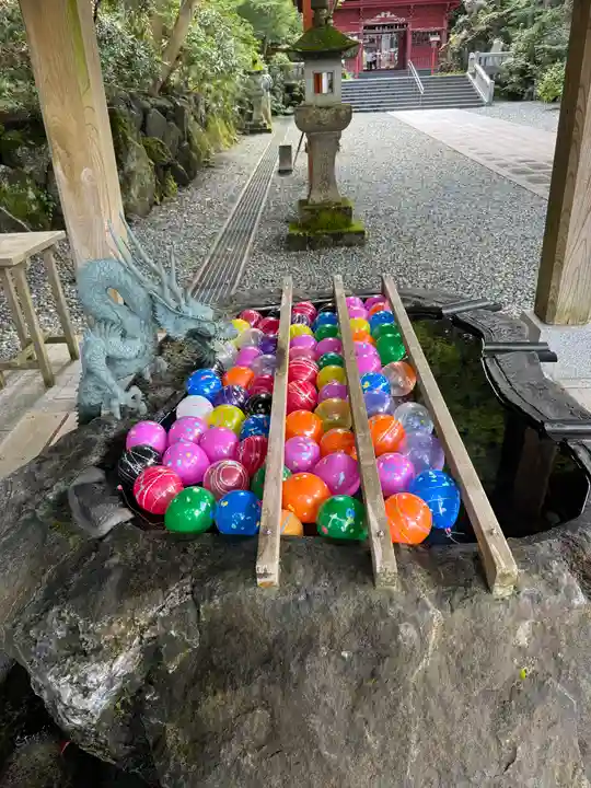 富士山東口本宮 冨士浅間神社の手水舎