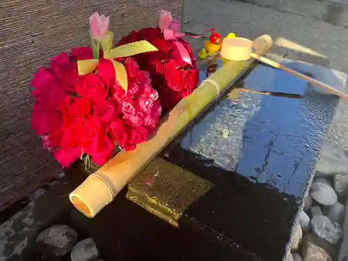 上尾御嶽神社の手水