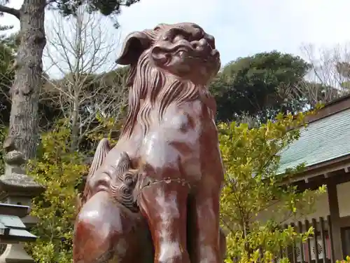 大洗磯前神社の狛犬