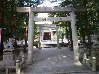 東外城田神社の鳥居