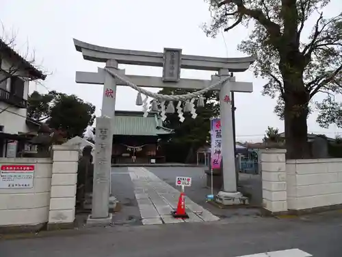 菖蒲神社の鳥居