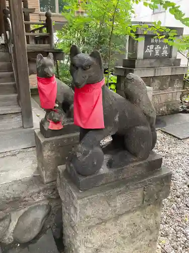 銀杏八幡宮の狛犬