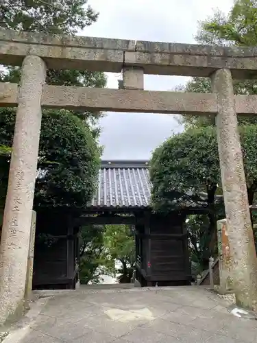 福良八幡神社の鳥居