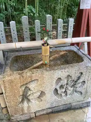 富部神社の手水舎