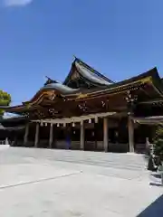 寒川神社の本殿