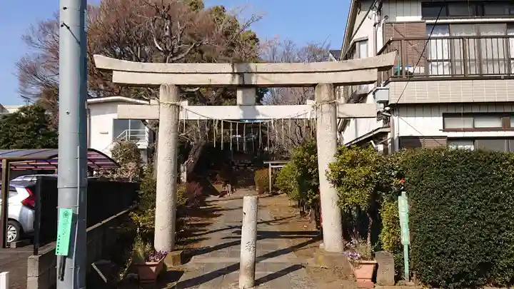 大松氷川神社の鳥居