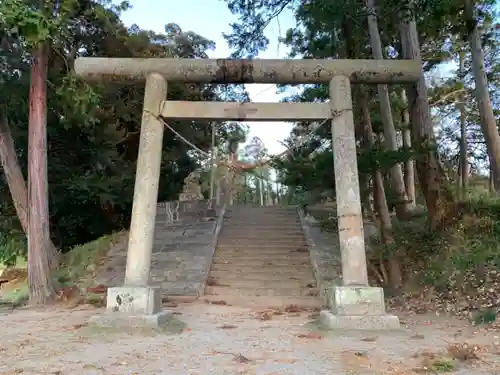 諏訪神社の鳥居