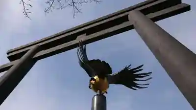大斎原(熊野本宮大社旧社地)の鳥居