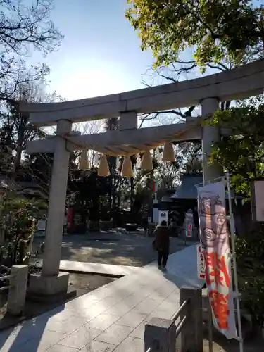新田神社の鳥居