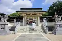 三好八幡社の山門・神門