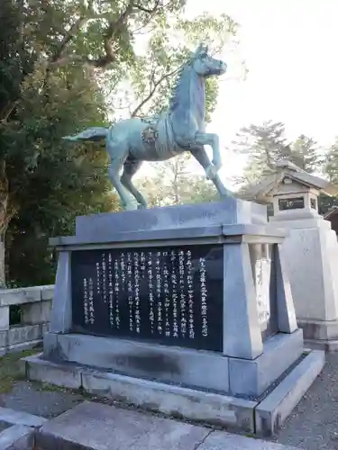 石川護國神社の狛犬