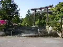 石見国一宮　物部神社の鳥居