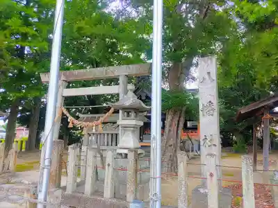 八幡社(増田八幡社)の鳥居
