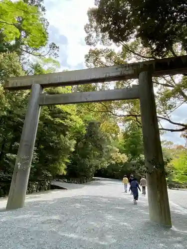 伊勢神宮内宮（皇大神宮）の鳥居