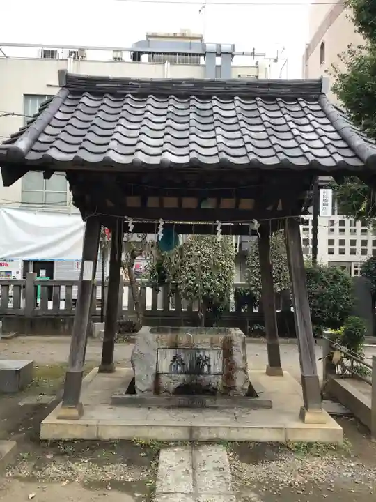 柏神社の手水舎
