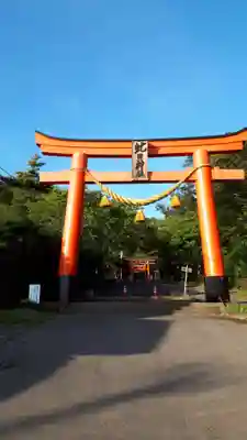 虻田神社の鳥居