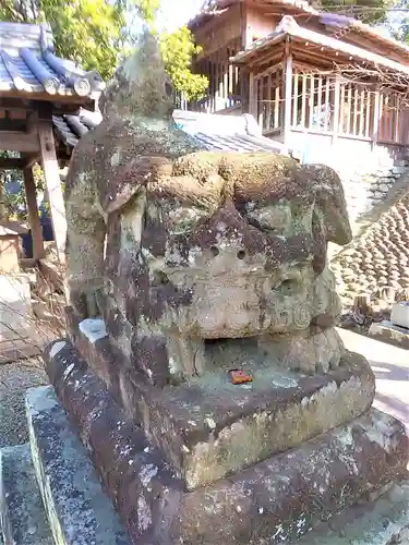 福島八幡宮の狛犬