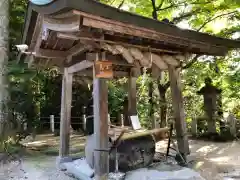 玉作湯神社の手水