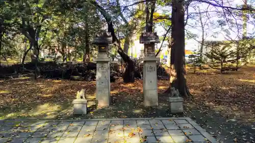 音更神社の狛犬