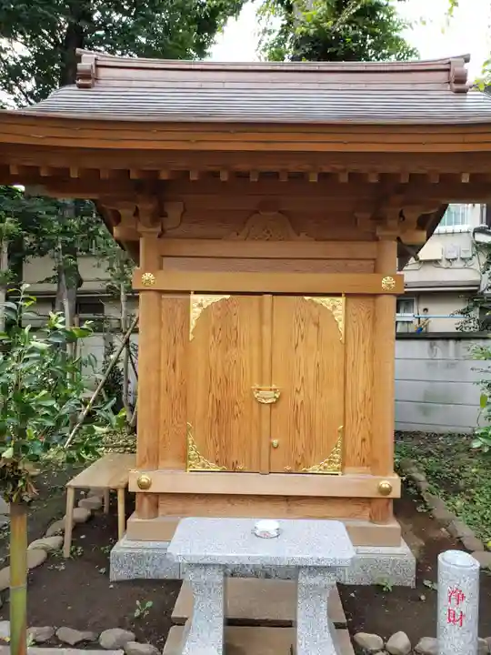 阿佐谷弁天社の狛犬