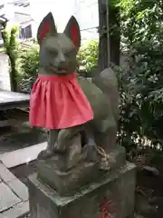 四谷於岩稲荷田宮神社の狛犬