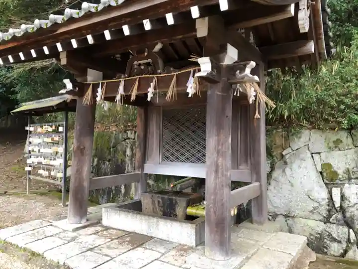 岡田國神社の手水舎