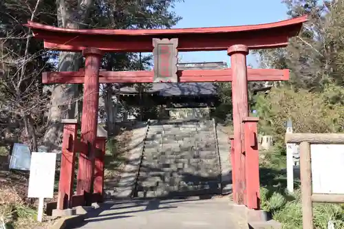 蛟蝄神社奥の宮の鳥居