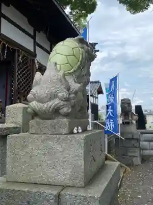 玉田神社の狛犬