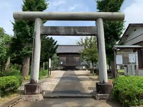 稲荷神社の鳥居