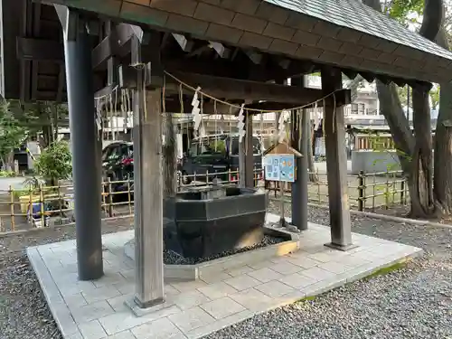 新琴似神社の手水舎