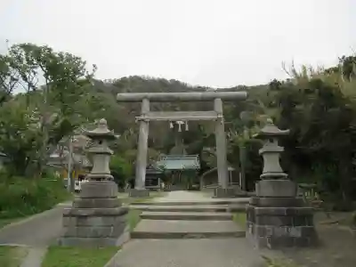 洲崎神社の鳥居