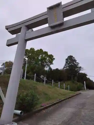 河内阿蘇神社の鳥居