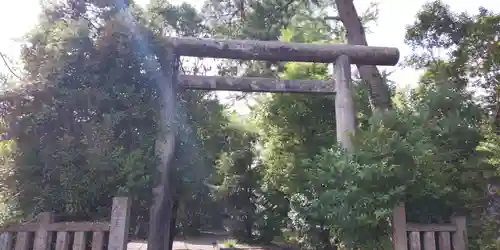 忍　諏訪神社・東照宮　の鳥居