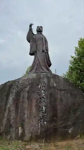 鏡山稲荷神社の像