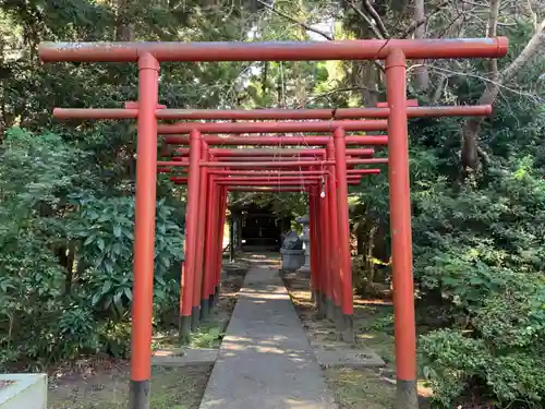 多田朝日森稲荷神社の鳥居