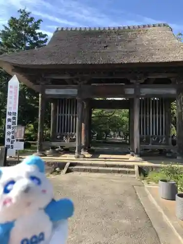 陸奥国分寺薬師堂の山門・神門