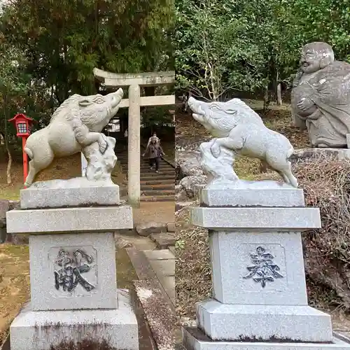 和氣神社（和気神社）の狛犬