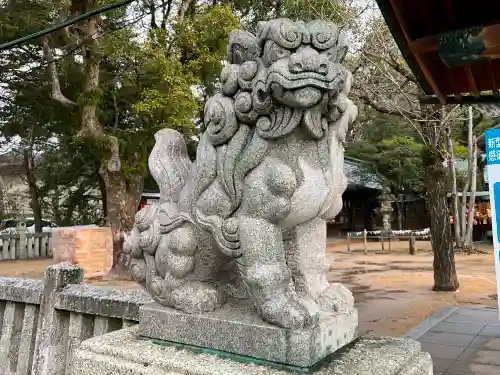 忌宮神社の狛犬