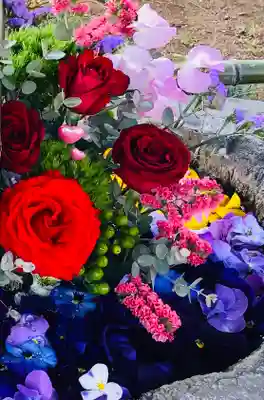 馬場氷川神社の手水舎