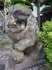 安積雷神社の狛犬