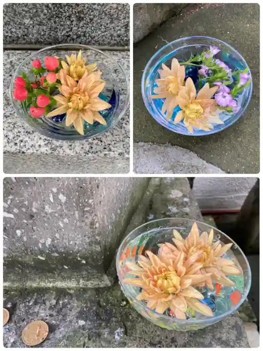 新川皇大神社の手水舎